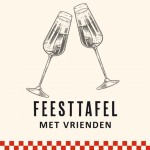 Feesttafel enkele vrienden